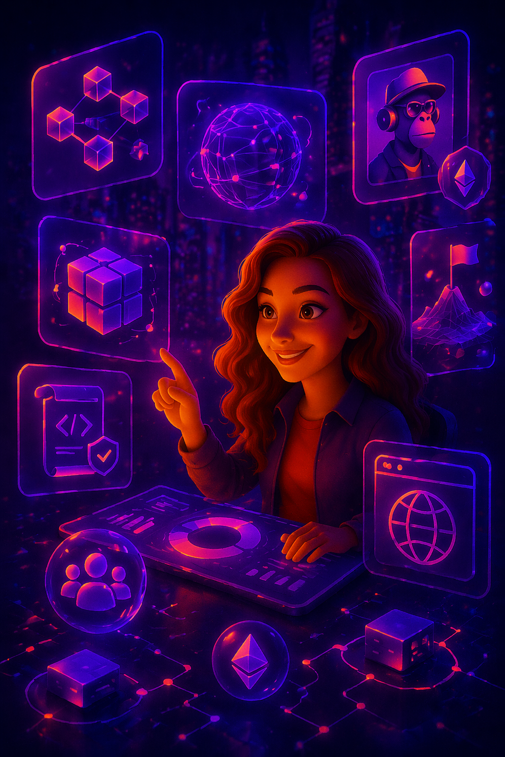Blockchain Web3 M'artte Studio